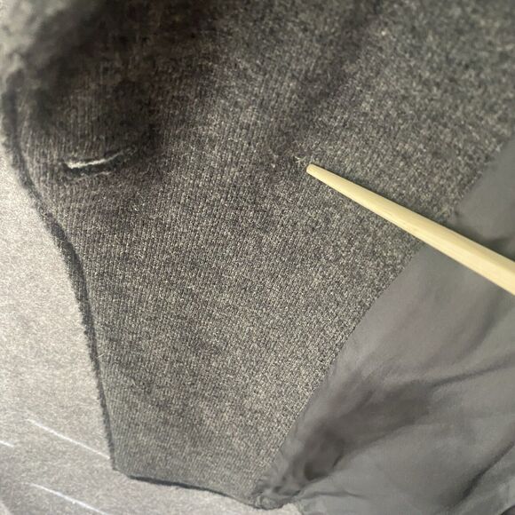 Barena Venezia Wool Blend Blazer‎ Jacket Womens Sz 10 Gray Double Breast - Picture 9 of 12